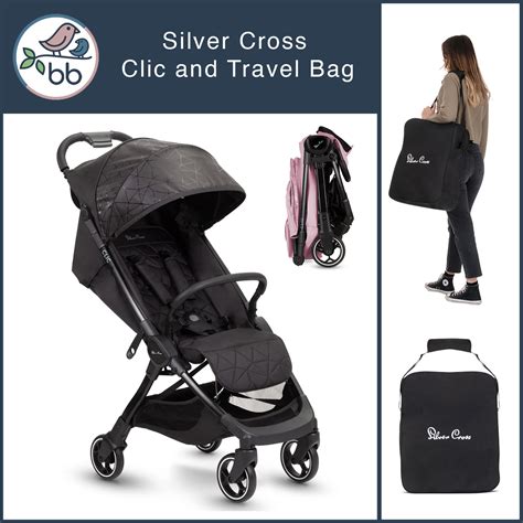 silver cross clic bag|silver cross clic travel bag.